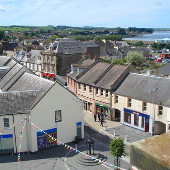 Castle of St John - View of the Square from the top of Castle of St John, Stranraer - Castles Near Me - Stranraer, DGY