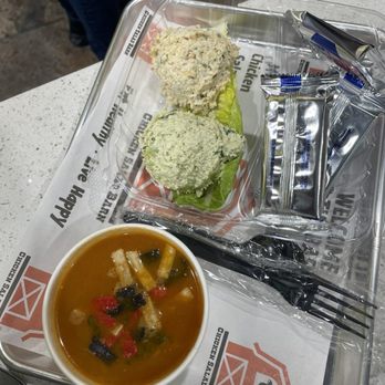 Chicken Salad Coop - Avocado scoop, jalapeño popper scoop, tortilla soup - Salad Near Me - Houston, Texas