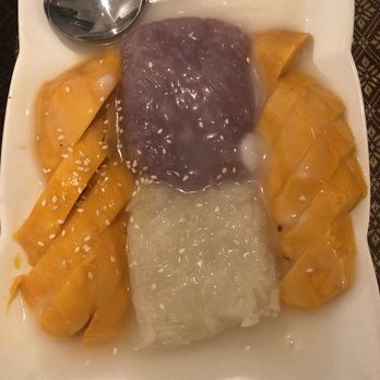 Thai Mango - Mango with sticky rice - Thai Near Me - Sacramento, California Thai Mango - Mango with sticky rice - Thai Near Me - Sacramento, California