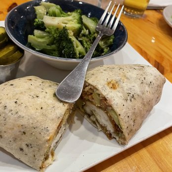 Leftovers Cafe - Wrap with broccoli - Seafood Near Me - Jupiter, Florida