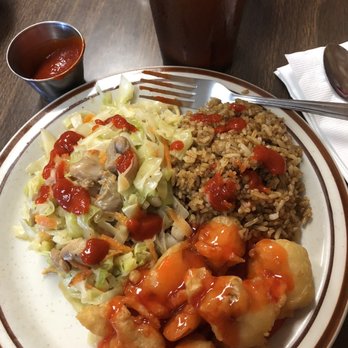 Oriental Palace - Sweet and sour pork and fried rice and a cabbage dish I can't remember the name but was delicious! - Chinese Near Me - Las Cruces, New Mexico Oriental Palace - Sweet and sour pork and fried rice and a cabbage dish I can't remember the name but was delicious! - Chinese Near Me - Las Cruces, New Mexico