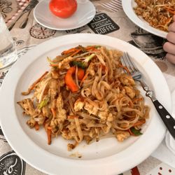 Vietnam Asia Imbiss - Pho-Xao with chicken and veggies