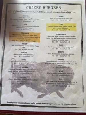 Menu photo 4 Crazee Burger San Diego, CA