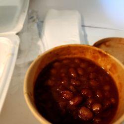 Newts BBQ - Delish baked beans