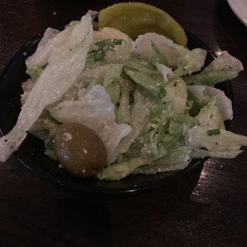Campisi's Restaurant - Salad with house dressing....very tasty - Italian Near Me - Fort Worth, Texas