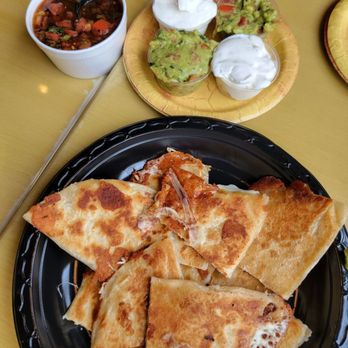Taco Plus - a plate of quesadillas and guacamole - Mexican Near Me - Los Angeles, California Taco Plus - a plate of quesadillas and guacamole - Mexican Near Me - Los Angeles, California