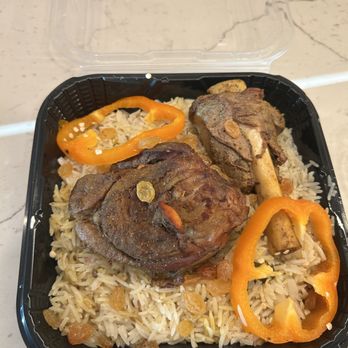 Kabsa - Premium lamb slow-cooked to perfection, served on aromatic mandi rice with rich, authentic flavors. - Halal Near Me - San Diego, California