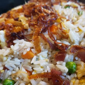 Aung Burma - House Fried Rice with Chinese Sausage - Burmese Near Me - Concord, California