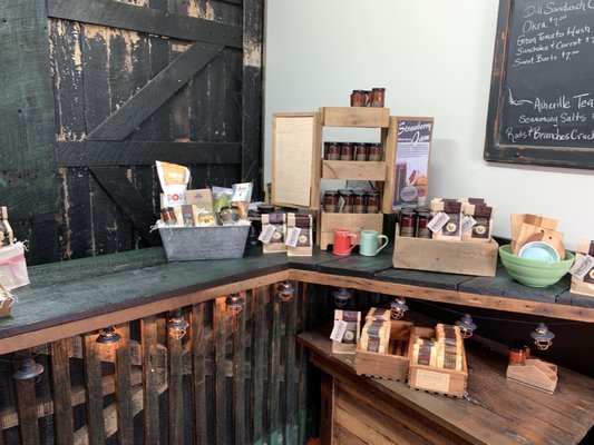 Copper Pot & Wooden Spoon by null