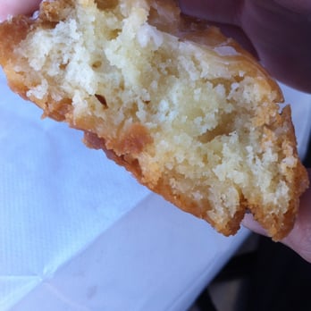 Primo's Donuts - inside of buttermilk glazed donut--- very moist! - Donuts Near Me - Los Angeles, California