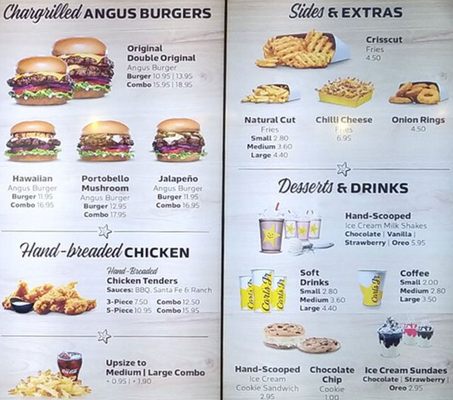 Menu photo 1 Carl's Jr Docklands, VIC