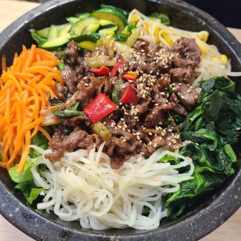 Mdk Noodles - Bulgogi hot stone bibimbap - Korean Near Me - Anaheim, California