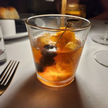 Mr. Lyons - Old fashion extra cherries - Steakhouses Near Me - Palm Springs, California