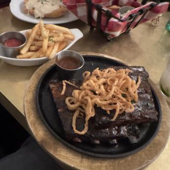 Moonshine Grill - De pepper ribs, chicken fried chicken, French fries - Southern Near Me - Austin, Texas Moonshine Grill - De pepper ribs, chicken fried chicken, French fries - Southern Near Me - Austin, Texas