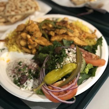 Zuba - Chicken shawarma plate - Mediterranean Near Me - Seattle, Washington