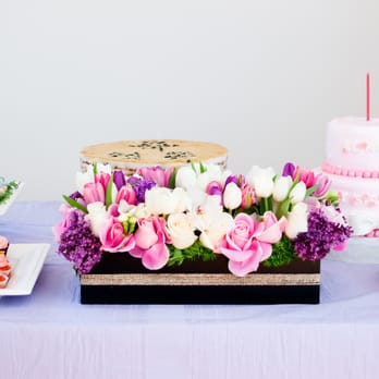 Love, Lyn - My daughter's 1st birthday (dol) head table arrangement. We received tons of compliments. - Florists Near Me - Artesia, California Love, Lyn - My daughter's 1st birthday (dol) head table arrangement. We received tons of compliments. - Florists Near Me - Artesia, California