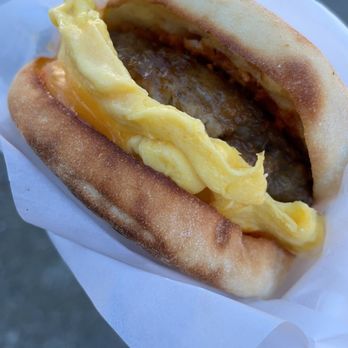 Yellow Door - Breakfast sandwich with Sausage - Coffee & Tea Near Me - Oakland, California