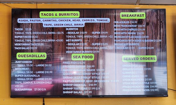 Menu photo 2 El Grullense San Jose, CA Menu photo 2 El Grullense San Jose, CA