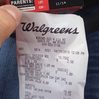 Walgreens - Don't shop there! Bought on 4/13/15 &medicine expired 11/14. What kind of pharmacy would leave an expired medicine on the shelf! - Drugstores Near Me - Santa Fe, New Mexico
