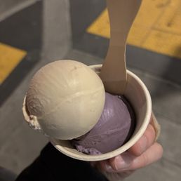Ube pandan and lychee black tea Ube pandan and lychee black tea