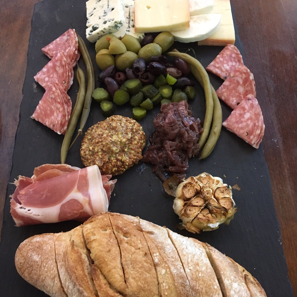 Charcuterie with blue cheese, goat cheese and so much more.  One of the bests I've ever had.
