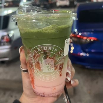 Le'Drip Coffee And Tea - strawberry matcha - Coffee & Tea Near Me - Houston, Texas Le'Drip Coffee And Tea - strawberry matcha - Coffee & Tea Near Me - Houston, Texas