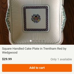 This is the same plate I got in the Goodwill store for $2.99, woop!