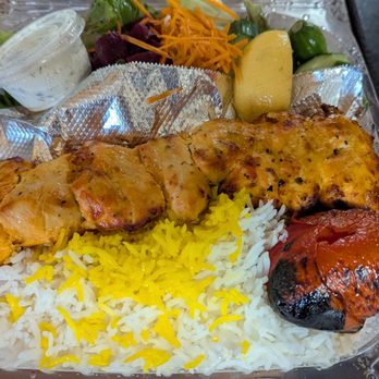 Naab Café - chicken kabob - Mediterranean Near Me - Los Angeles, California