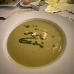 Roasted corn pablano soup was wildly different, really good!