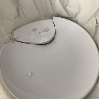 Poindexter Moving & Storage - Broken dinner plate. - Movers Near Me - Phoenix, Arizona Poindexter Moving & Storage - Broken dinner plate. - Movers Near Me - Phoenix, Arizona