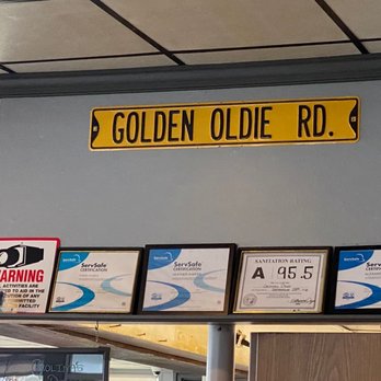 Carolina’s Diner - a sign for golden oldie rd - Diners Near Me - High Point, North Carolina