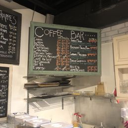 Coffee menu Coffee menu