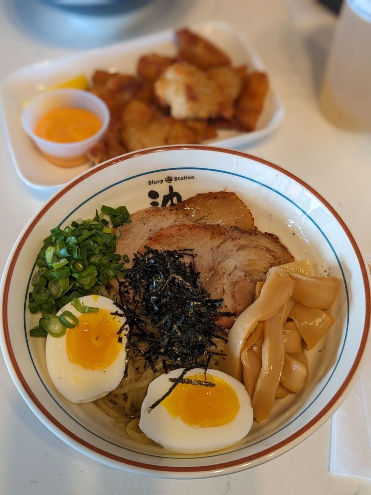 Food from Slurp Station Aburasoba UW