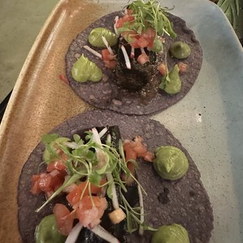 Chaak Kitchen - Castacan - 2 confit pork belly tacos - Cocktail Bars Near Me - Tustin, California