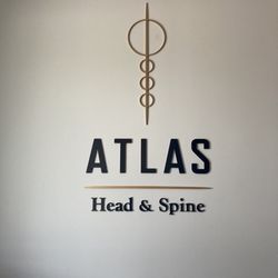 Atlas Head & Spine - Minimalistic, clean and modern logo