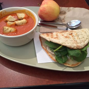 Panera Bread - Turkey Cranberry Flat Bread and Tomato Soup - Sandwiches Near Me - Henderson, Nevada