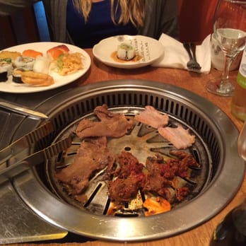 Arisu Korean Restaurant - What we had for our buffet. Sushi and BBQ - Korean Near Me - Dublin, D