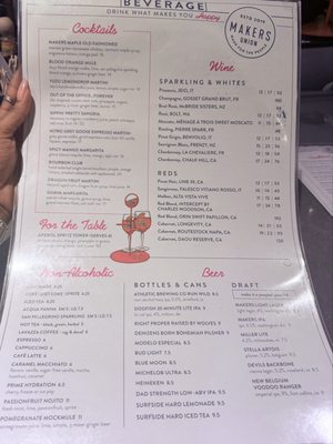 Menu photo 2 Makers Union Washington, DC, DC