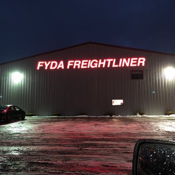 Fyda Freightliner Barkeyville - Fyda Freightliner Barkeyville shines at night. - Commercial Truck Repair Near Me - Harrisville, Pennsylvania Fyda Freightliner Barkeyville - Fyda Freightliner Barkeyville shines at night. - Commercial Truck Repair Near Me - Harrisville, Pennsylvania