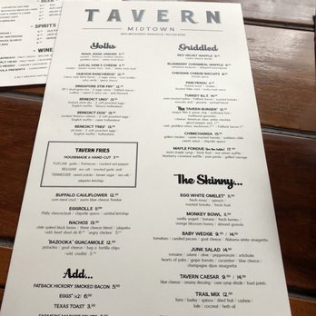Tavern - Menu - New American Near Me - Nashville, Tennessee Tavern - Menu - New American Near Me - Nashville, Tennessee