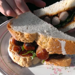 Sausage sandwich