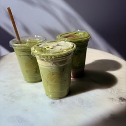 Strawberry Matcha, Banana Matcha,Vanilla Matcha Strawberry Matcha, Banana Matcha,Vanilla Matcha