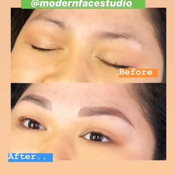 Modern Face Studio - My before and after photos! Couldn't be any happier! Tina is the best!!! - Eyebrow Services Near Me - Alhambra, California Modern Face Studio - My before and after photos! Couldn't be any happier! Tina is the best!!! - Eyebrow Services Near Me - Alhambra, California