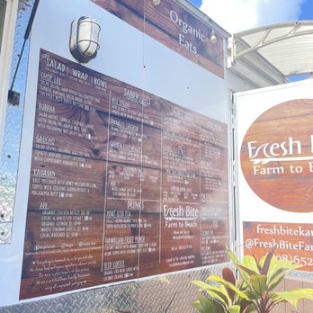 Fresh Bite Farm to Beach  - Menu - Breakfast & Brunch Near Me - Hanalei, Hawaii