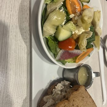 The Hungry Peach - Half chicken salad sandwich and half salad! - Caterers Near Me - Atlanta, Georgia The Hungry Peach - Half chicken salad sandwich and half salad! - Caterers Near Me - Atlanta, Georgia
