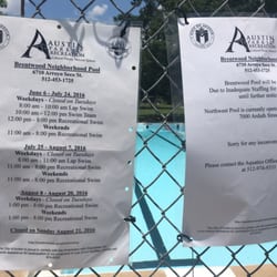 Brentwood Park & Pool - Pool is closed until further notice due to staffing.