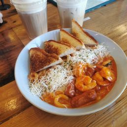 Shrimp rosé udon + sausage Shrimp rosé udon + sausage