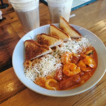 Cafe HwaSan - Shrimp rosé udon + sausage - Korean Near Me - Plano, Texas Cafe HwaSan - Shrimp rosé udon + sausage - Korean Near Me - Plano, Texas