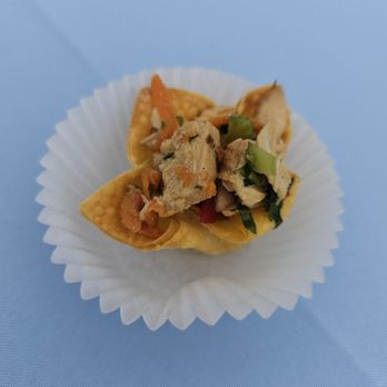 The Party Helpers - Chicken Salad Won Ton - Caterers Near Me - San Jose, California The Party Helpers - Chicken Salad Won Ton - Caterers Near Me - San Jose, California
