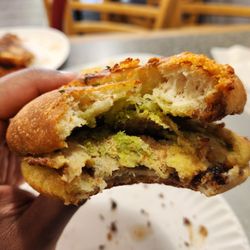 Cold Spring Pizza - Garlic Knot Eggplant Sandwich